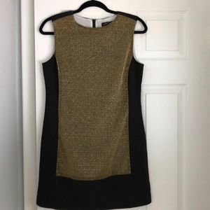 Gold and black sparkle dress